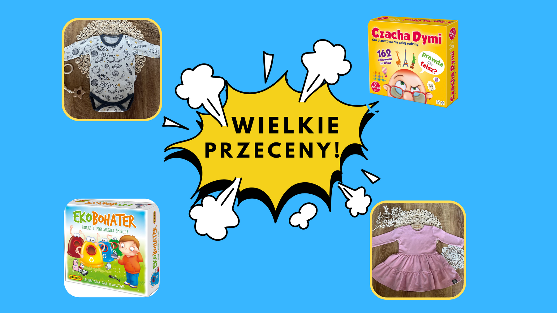 Wielka wyprzedaż! Gry planszowe i ubranka teraz taniej!