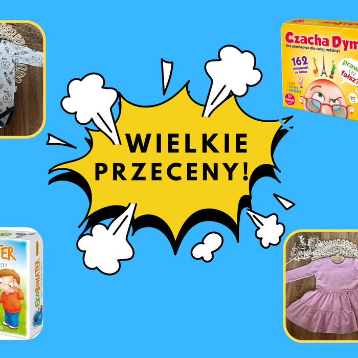 Wielka wyprzedaż! Gry planszowe i ubranka teraz taniej!