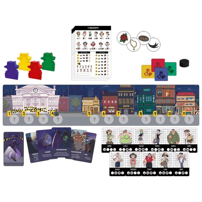 Logicus gra planszowa 11 podejrzanych
