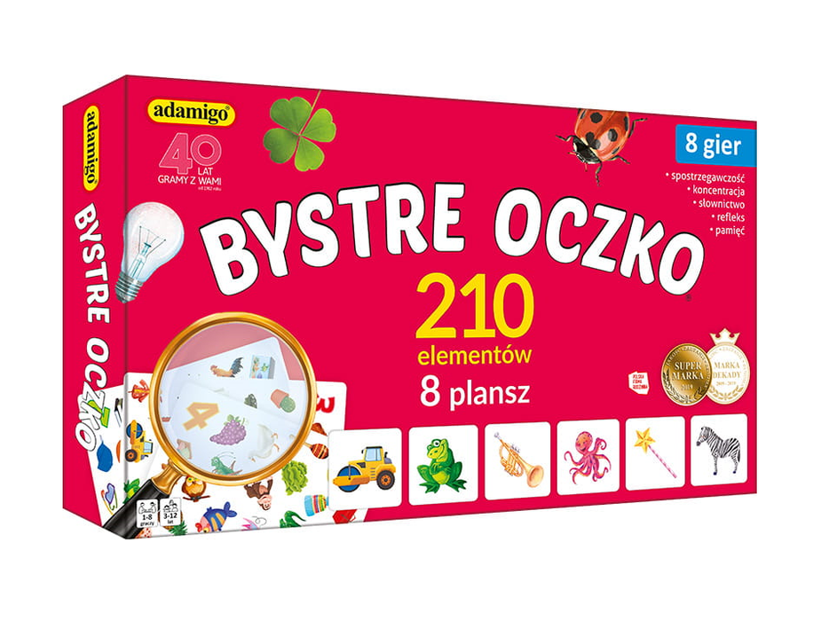 Adamigo BYSTRE OCZKO Board Game