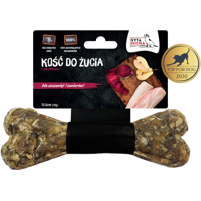 Syta Micha Kość do żucia dla psa, szczeniaków i seniorów 13,5 cm