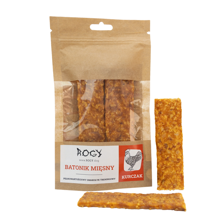 Rogy batonik mięsny kurczak 80g
