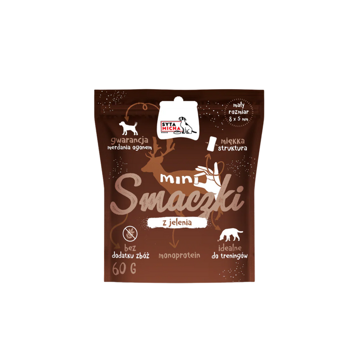Syta Micha MINI smaczki z jelenia 60g