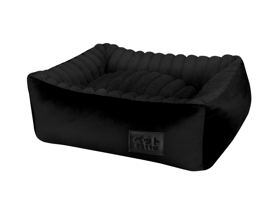 PETTO Osaka Fluffy Legowisko dla psa czarne