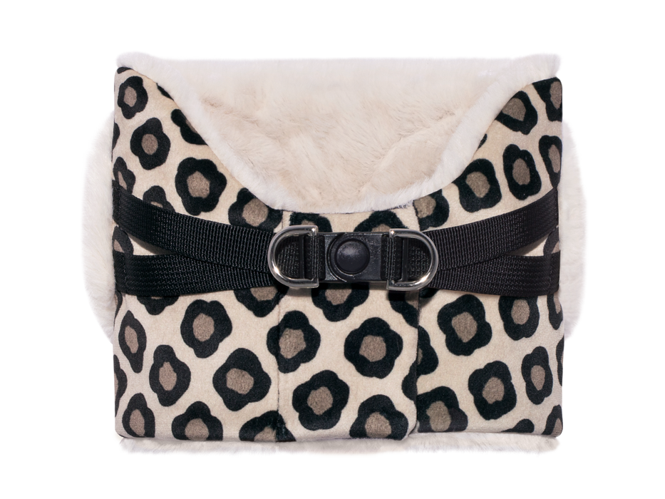 Petto ocieplane szelki/kamizelka dla psa Ginza Platinum