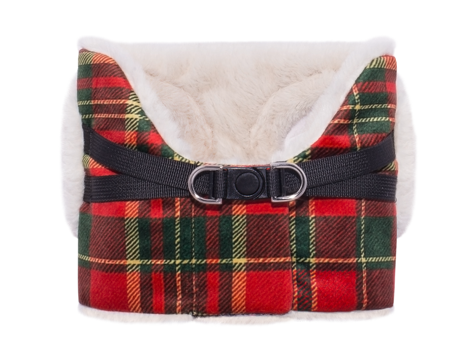 Petto ocieplane szelki/kamizelka dla psa Ginza Christmas