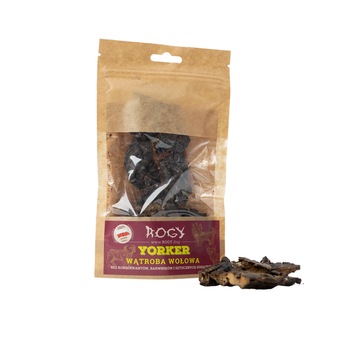 Rogy yorker wątroba wołowa 80g
