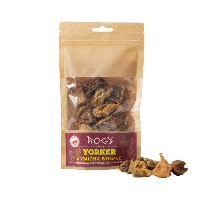 Rogy yorker wymiona wołowe 80g