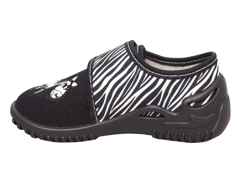 ZETPOL chaussons enfants SAFARI Zebra 1